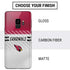 NFL Arizona Cardinals White Striped Galaxy S9 Skin